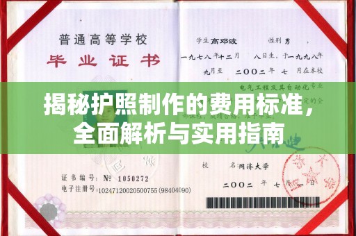 东台揭秘护照制作的费用标准，全面解析与实用指南
